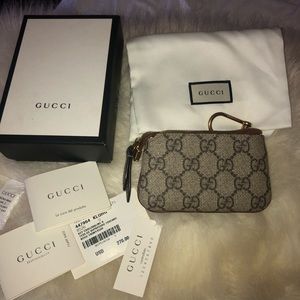 Gucci monogram key / coin purse!